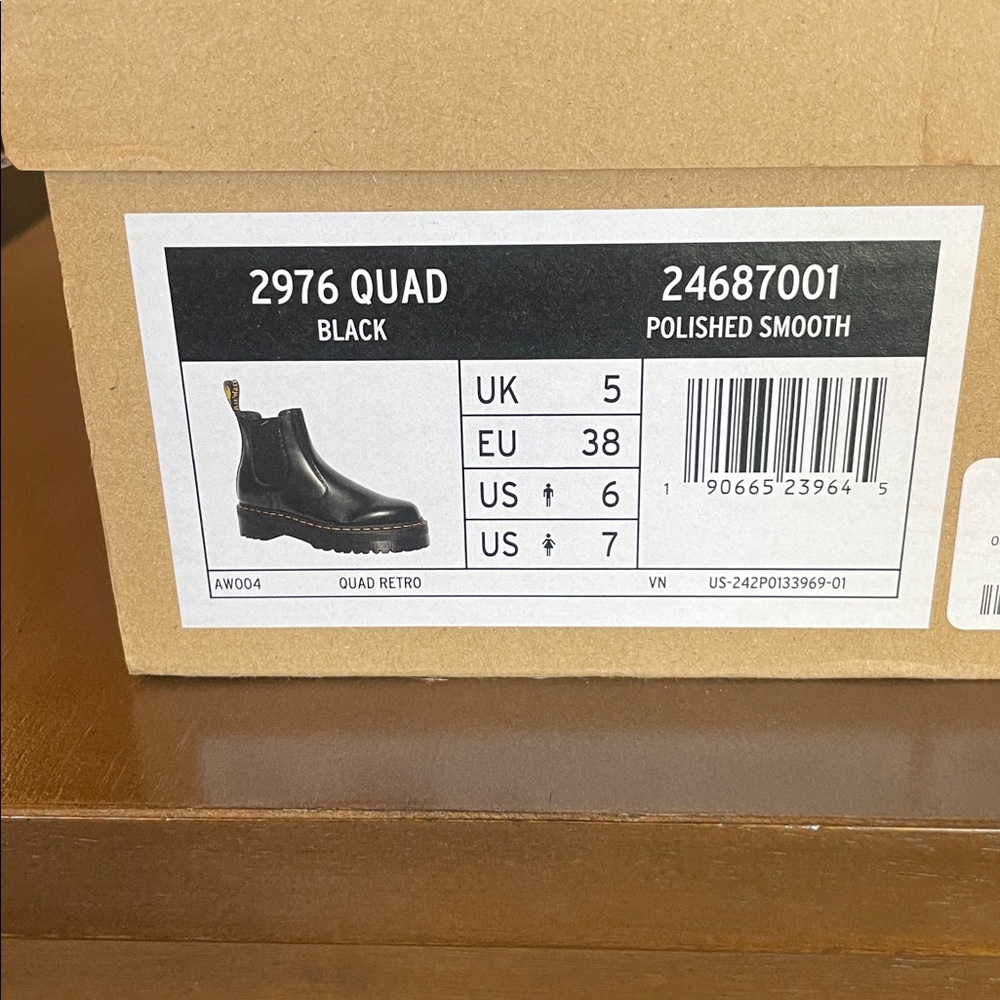 Dr. Martens Black Chelsea Boots with Yellow Accents - Picture 2 of 8